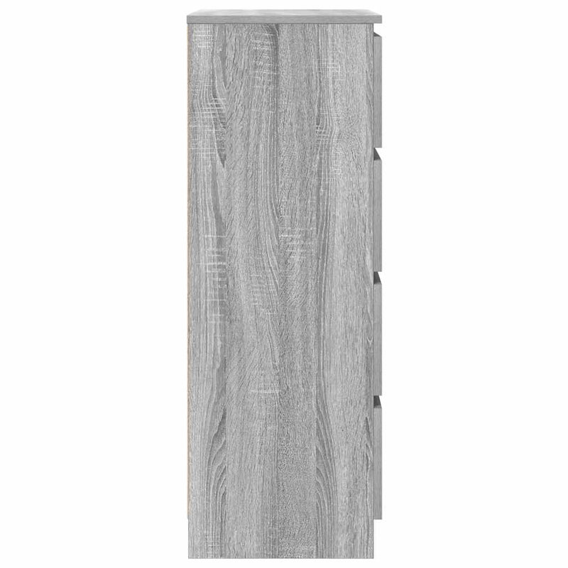 Servantă, sonoma gri, 60x35x98,5 cm, lemn prelucrat