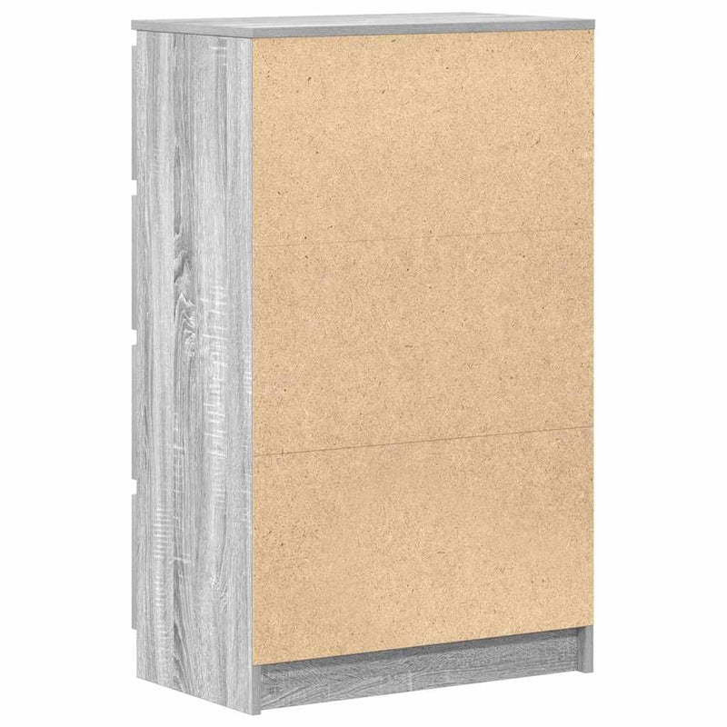 Servantă, sonoma gri, 60x35x98,5 cm, lemn prelucrat