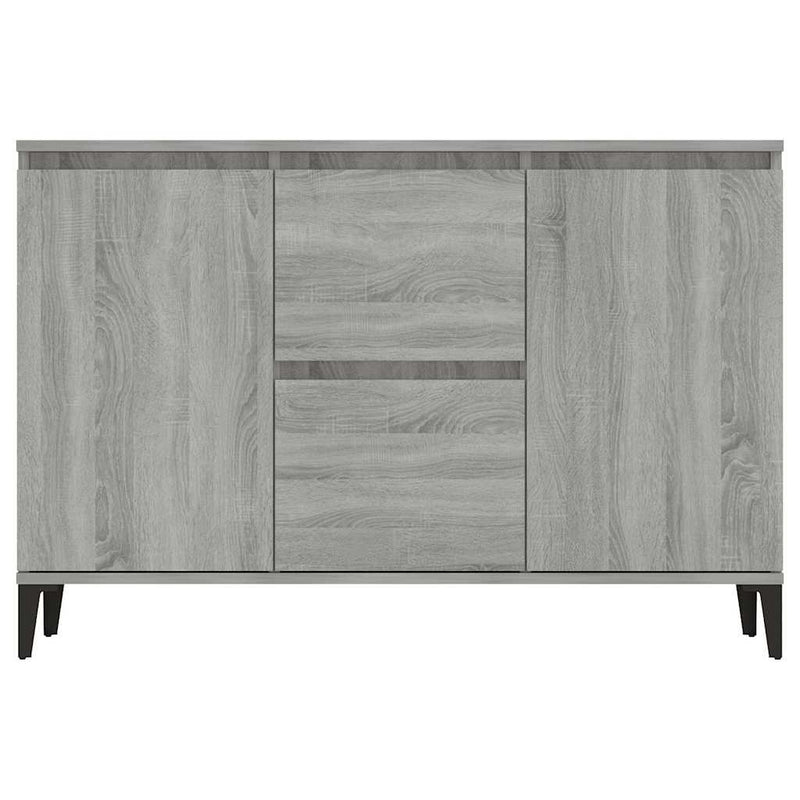 Servantă, gri sonoma, 102x35x70 cm, lemn prelucrat