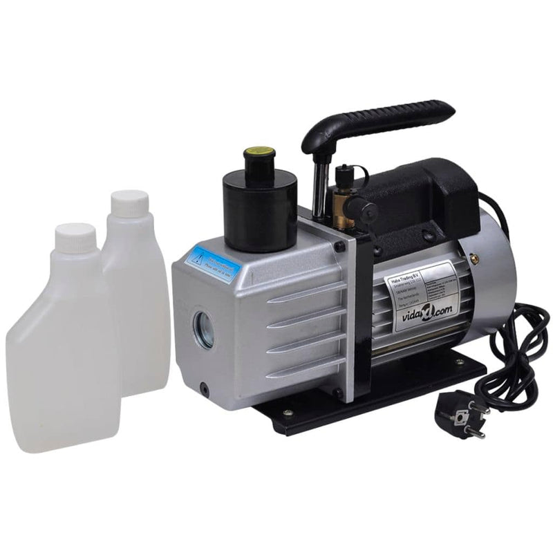 Pompă de vid 50 L/min cu set de manometre cu 2 căi în set scule