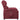 Fotoliu rabatabil electric, roșu vin, material textil