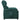 Fotoliu rabatabil electric, verde închis, material textil