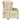 Fotoliu rabatabil electric, crem, material textil