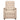 Fotoliu rabatabil electric, crem, material textil