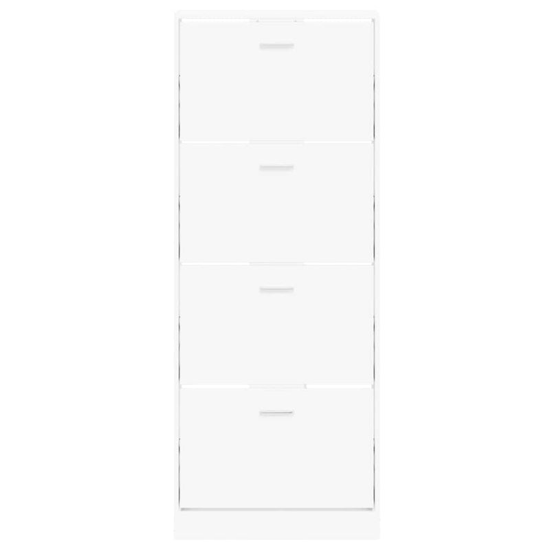Pantofar, alb, 59x17x150 cm, lemn prelucrat