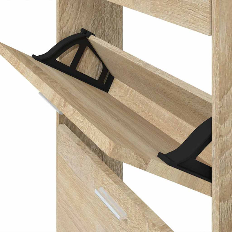 Pantofar, stejar, 59x17x150 cm, lemn prelucrat