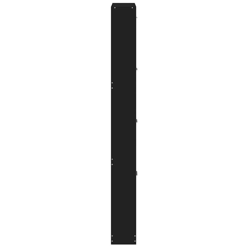 Pantofar, negru, 59x17x150 cm, lemn compozit