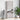 Pantofar, gri beton, 59x17x150 cm, lemn compozit