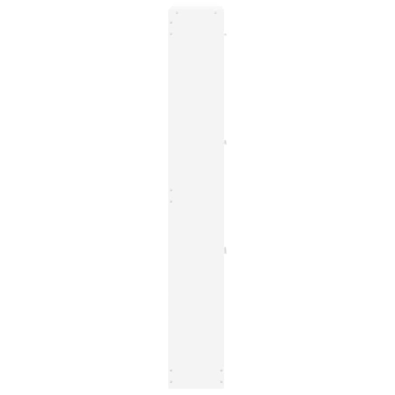 Dulap pentru pantofi, alb, 59x17x108 cm, lemn stratificat