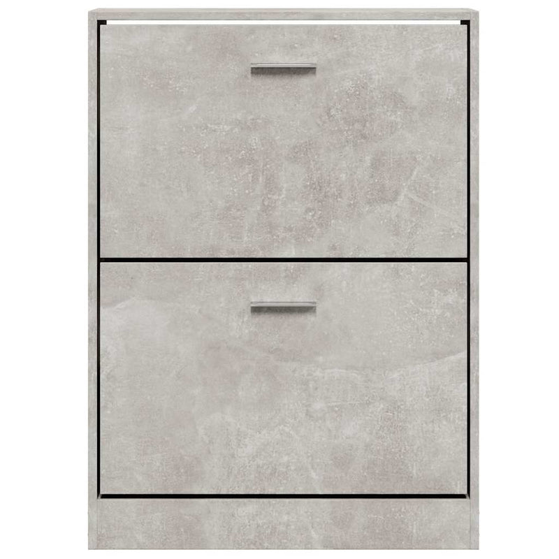 Pantofar, gri beton, 59x17x81 cm, lemn compozit
