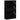 Pantofar, negru, 63x24x103 cm, lemn compozit