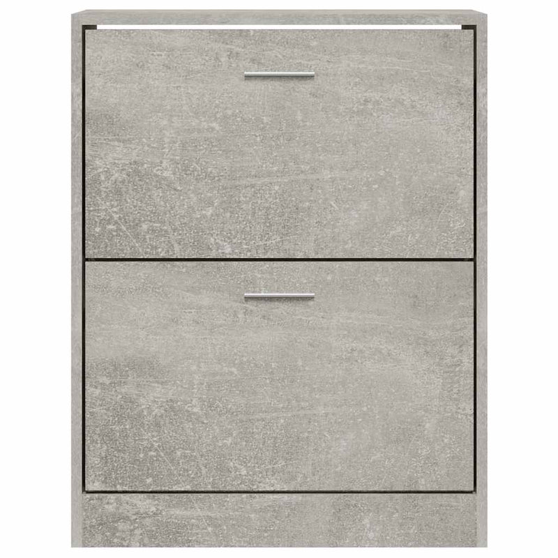 Pantofar, gri beton, 63x24x81 cm, lemn compozit