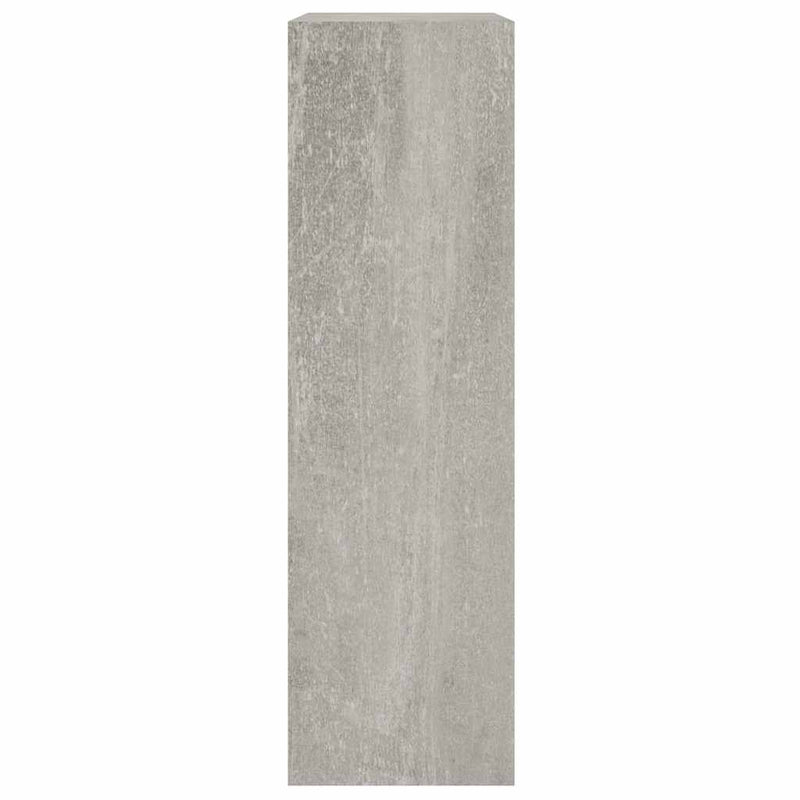 Pantofar, gri beton, 63x24x81 cm, lemn compozit