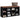 Bancheta pantofar, negru, 103x30x48 cm, lemn prelucrat