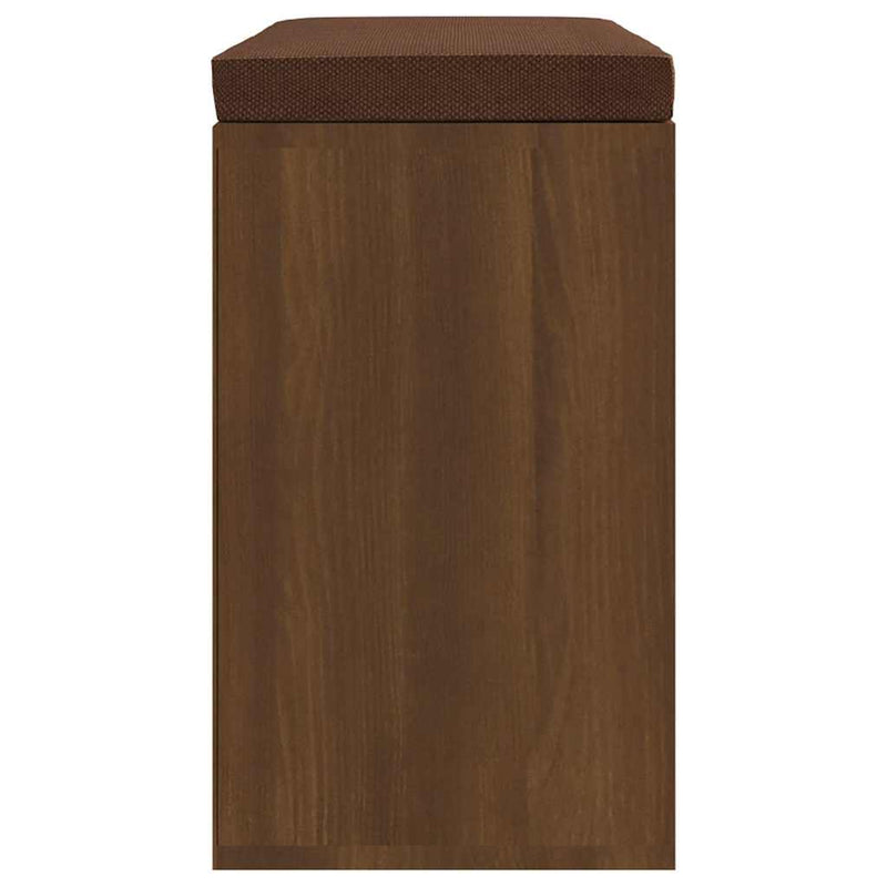 Bancă pentru pantofi stejar maro 103x30x48 cm lemn prelucrat