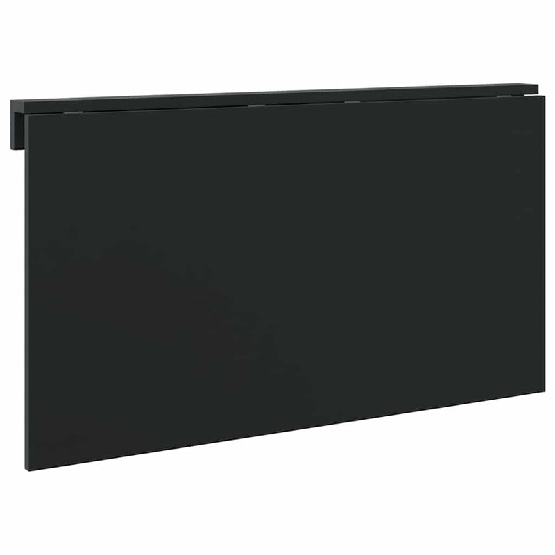 Masă de perete pliantă, negru, 100x60x56 cm, lemn compozit