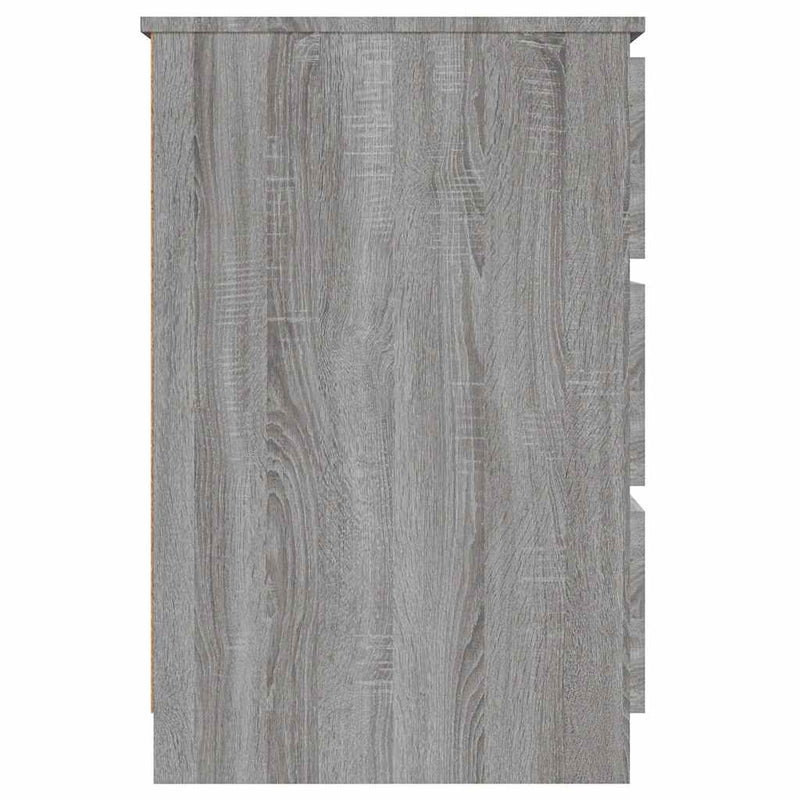 Birou, gri sonoma, 140x50x77 cm, lemn prelucrat
