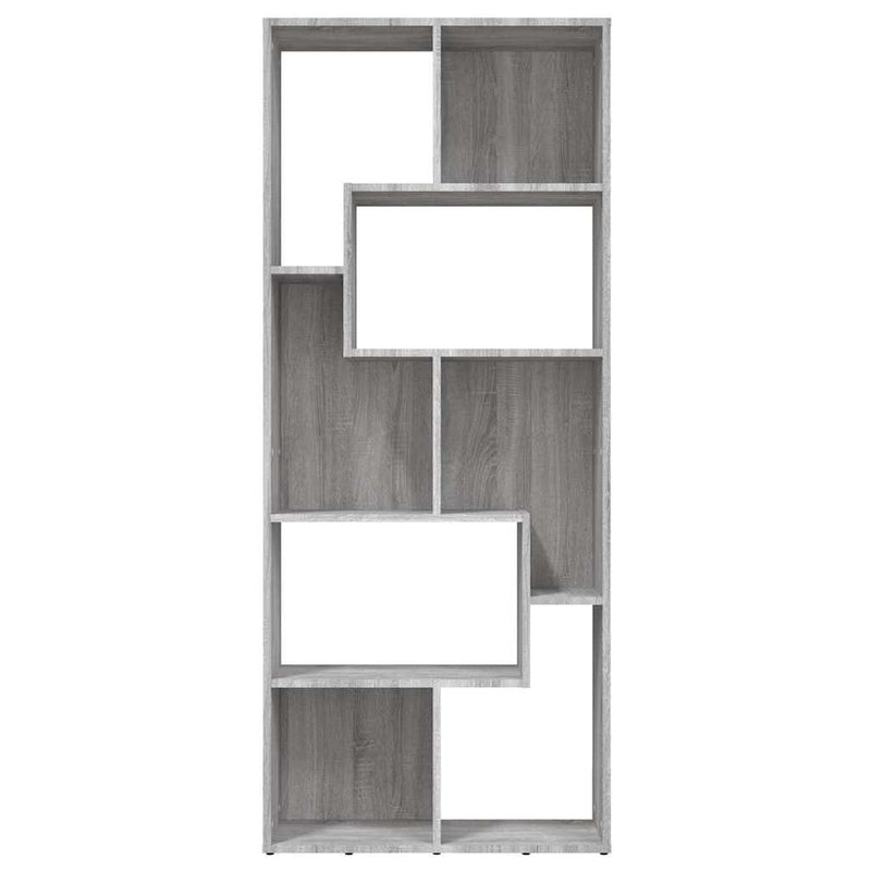 Bibliotecă, gri sonoma, 67x24x161 cm, lemn prelucrat
