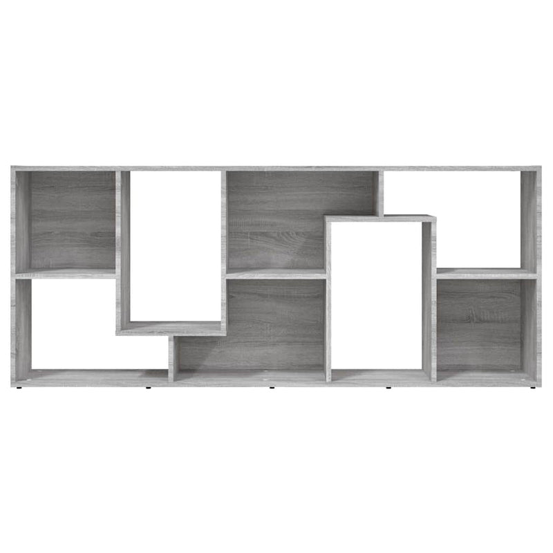 Bibliotecă, gri sonoma, 67x24x161 cm, lemn prelucrat