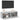 Comode TV cu lumini LED, 2 buc., gri sonoma, 60x35x40 cm