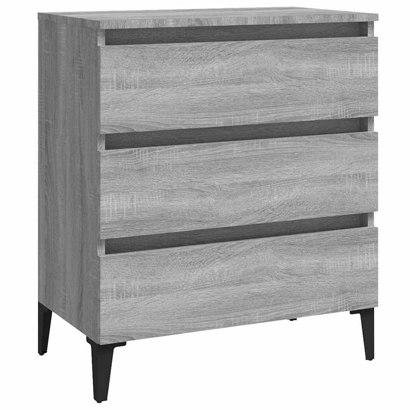 Dulap, sonoma gri, 60x35x69 cm, lemn compozit