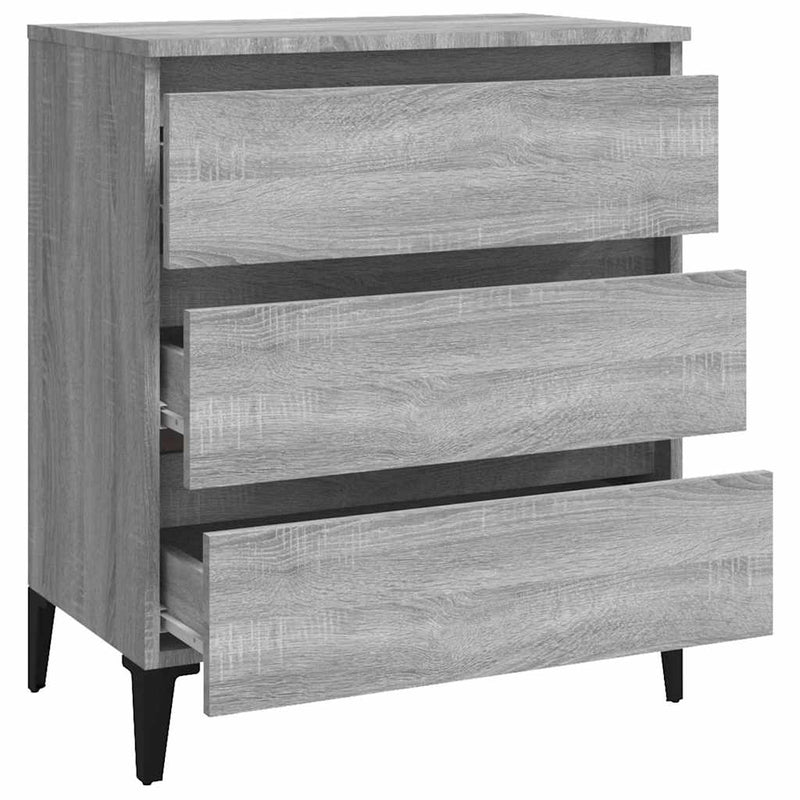 Dulap, sonoma gri, 60x35x69 cm, lemn compozit