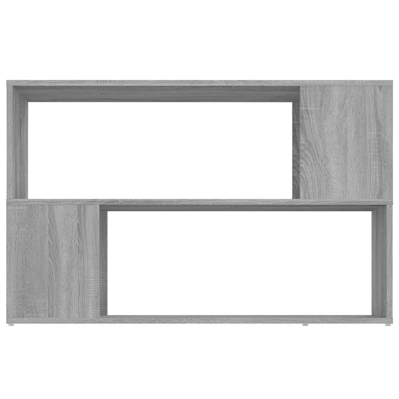 Bibliotecă, gri sonoma, 100x24x63 cm, lemn prelucrat