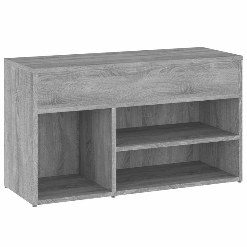 Bancă pentru pantofi stejar sonoma 80x30x45 cm lemn prelucrat