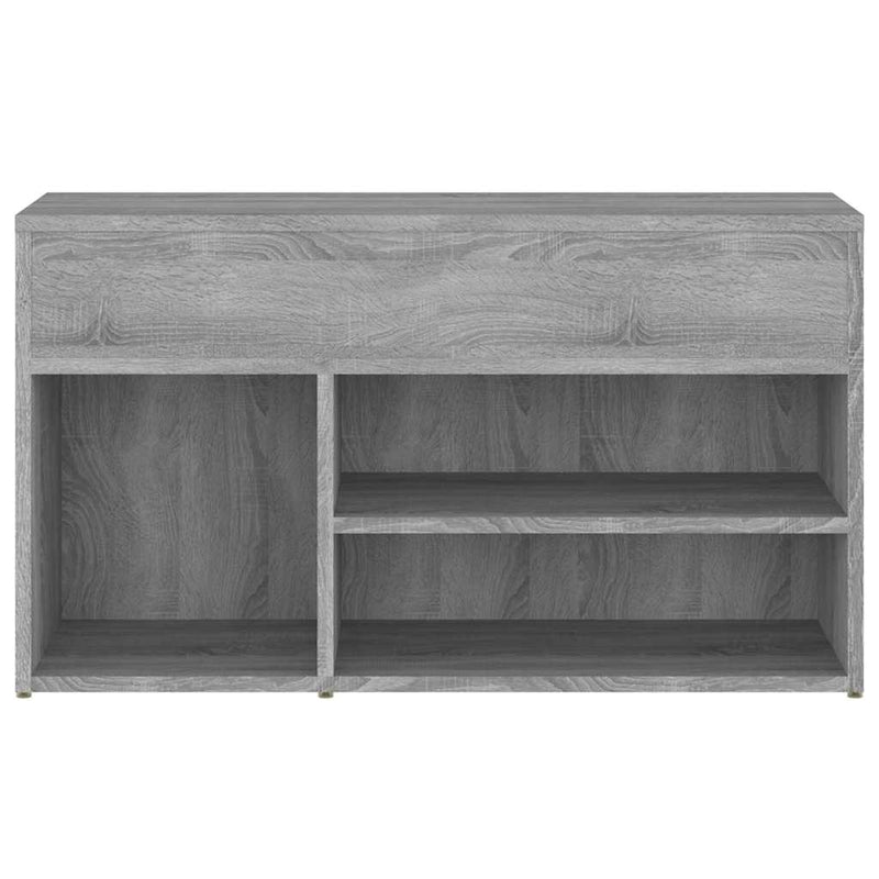Bancă pentru pantofi stejar sonoma 80x30x45 cm lemn prelucrat