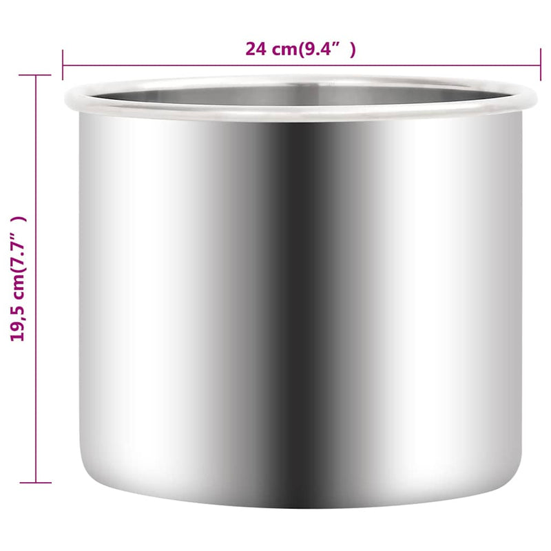 Cameră de vid, 7,4 L, oțel inoxidabil