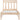 Cadru de pat mic single, 75x190 cm, lemn masiv