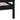Cadru de pat mic single, negru, 75x190 cm, lemn masiv