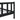 Cadru de pat mic single, negru, 75x190 cm, lemn masiv