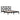 Cadru de pat King Size, negru, 150x200 cm, lemn masiv