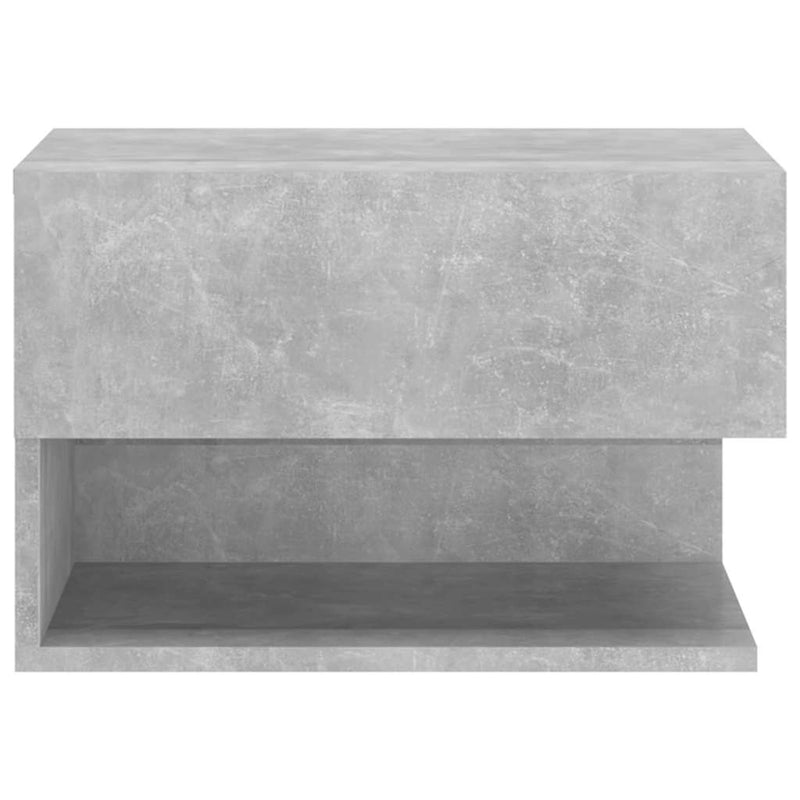 Noptieră de perete, gri beton
