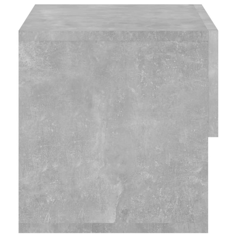 Noptieră de perete, gri beton