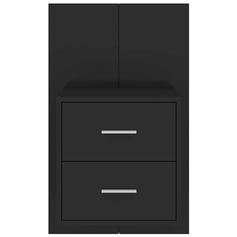 Noptieră de perete, negru
