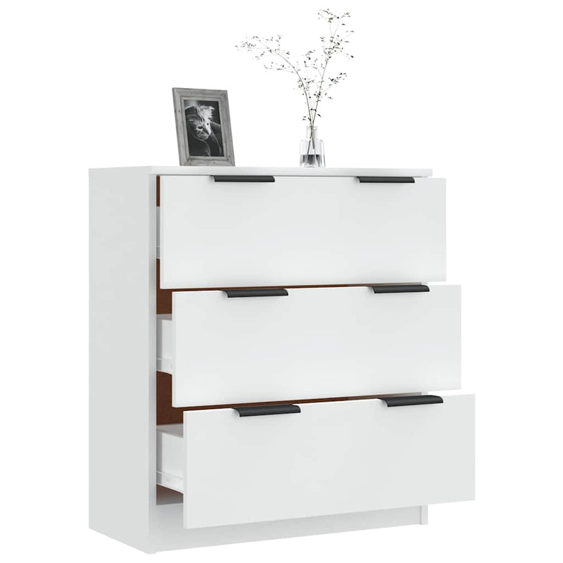 Dulap, alb, 60x30x70 cm, lemn prelucrat