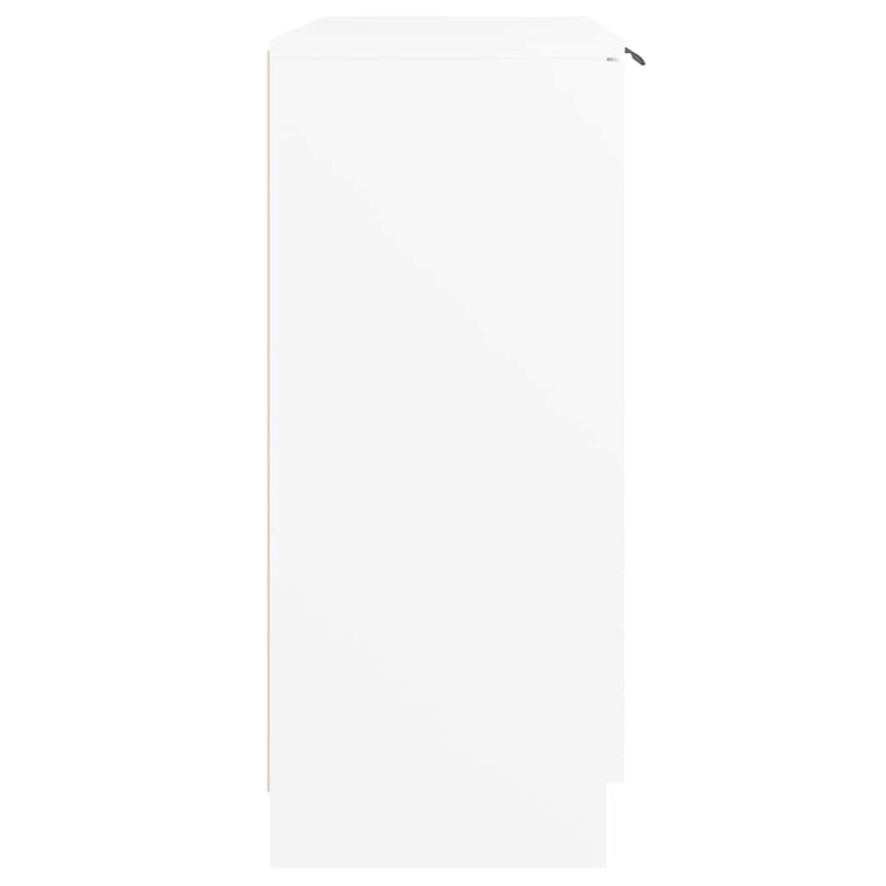 Dulap, alb, 60x30x70 cm, lemn prelucrat