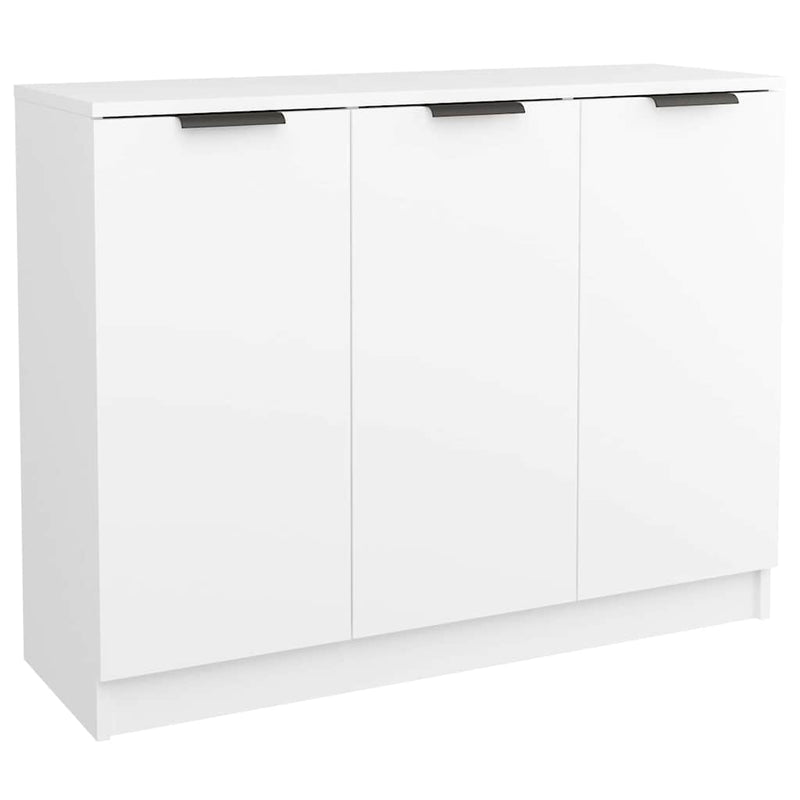 Servantă, alb, 90,5x30x70 cm, lemn prelucrat