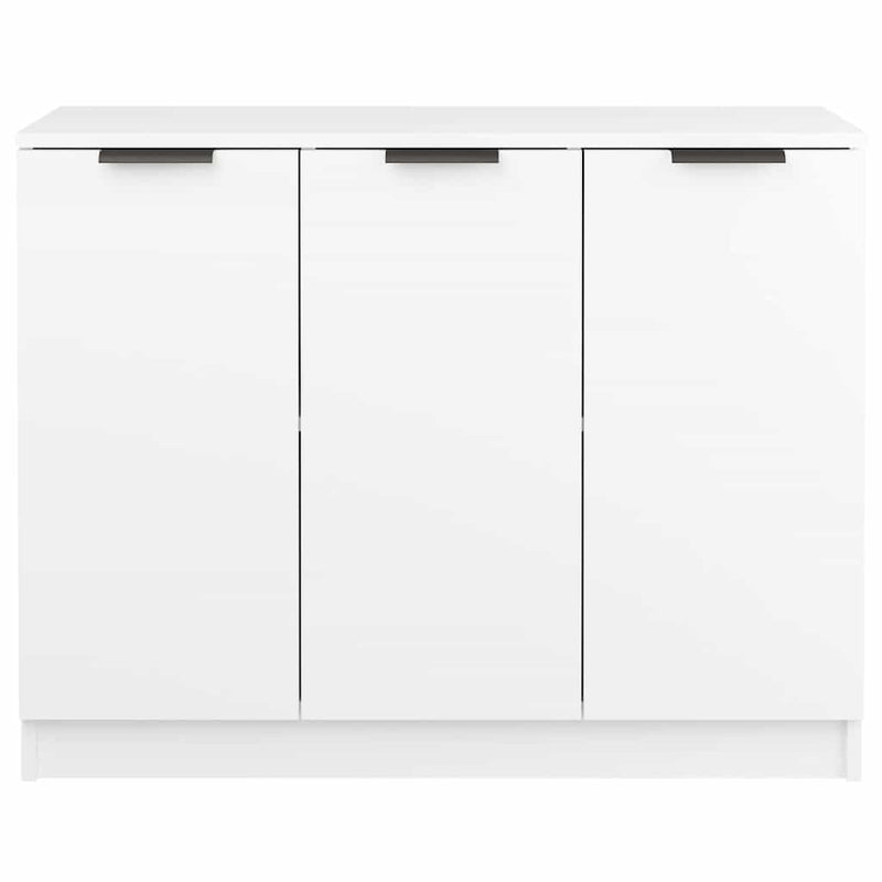 Servantă, alb, 90,5x30x70 cm, lemn prelucrat