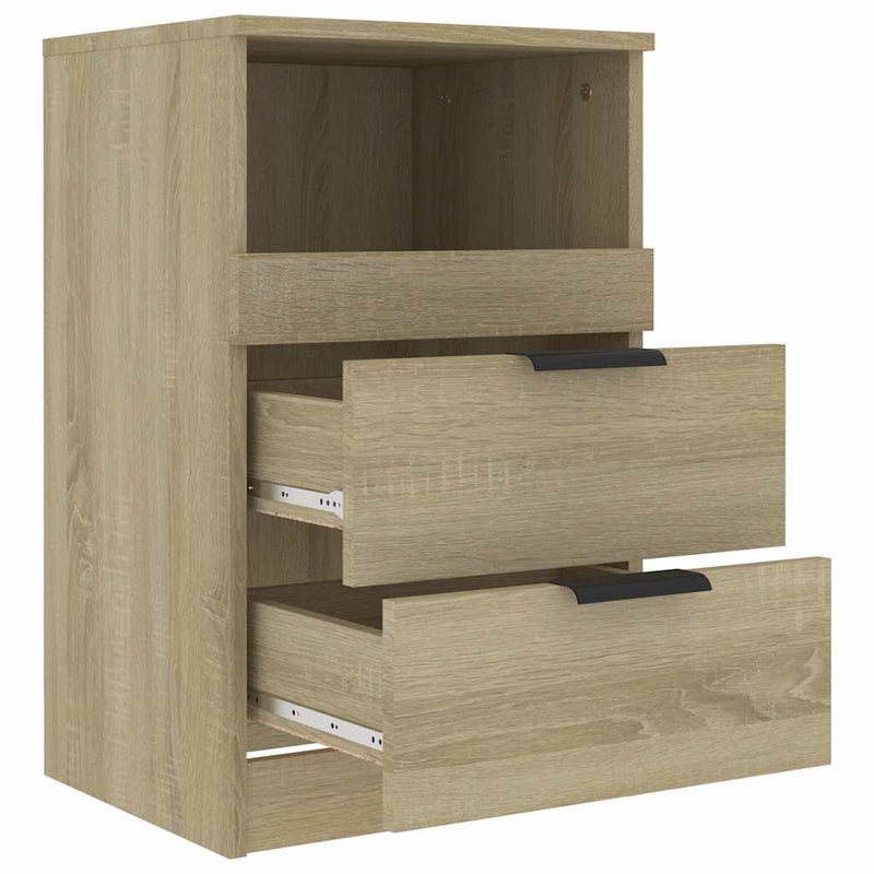Noptiere Stejar Sonoma Medium Engineered wood