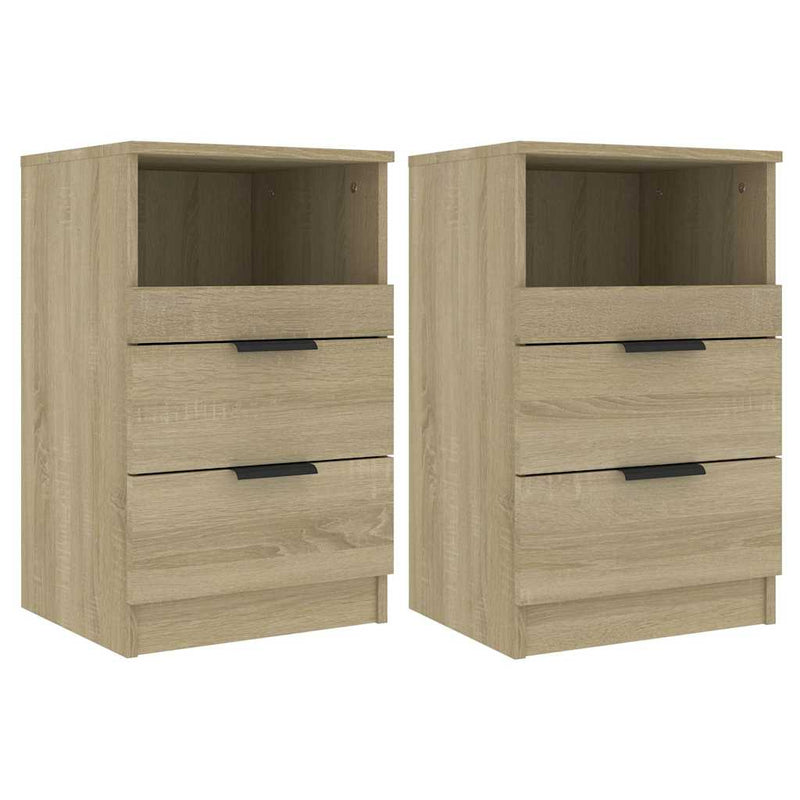 Noptiere 2 buc. Stejar Sonoma Medium Engineered wood