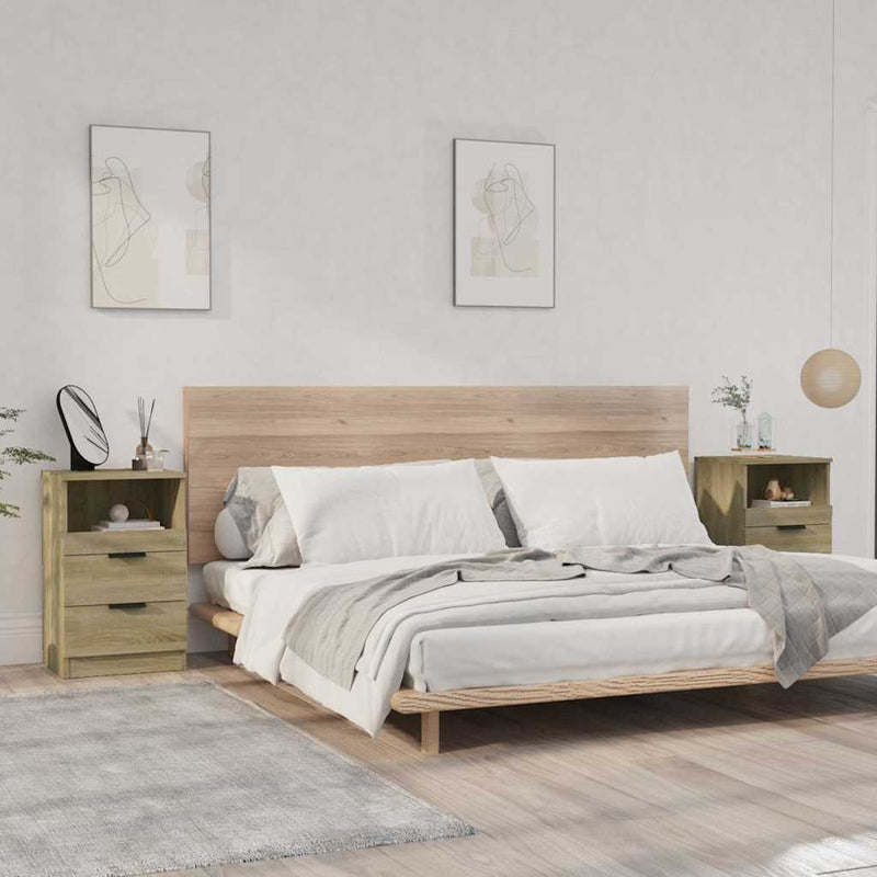Noptiere 2 buc. Stejar Sonoma Medium Engineered wood