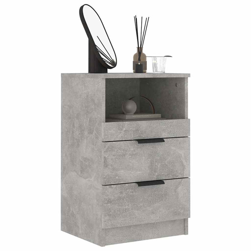 Noptiere Gri Beton Medium Engineered wood