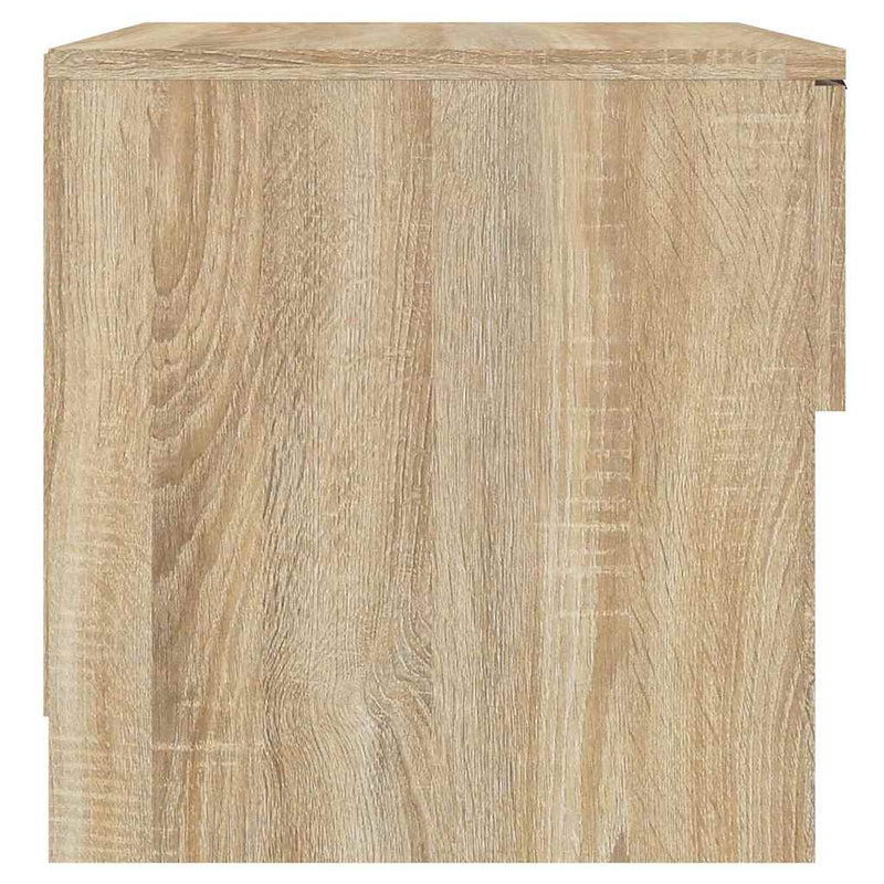 Noptiere, 2 buc., stejar sonoma, lemn prelucrat