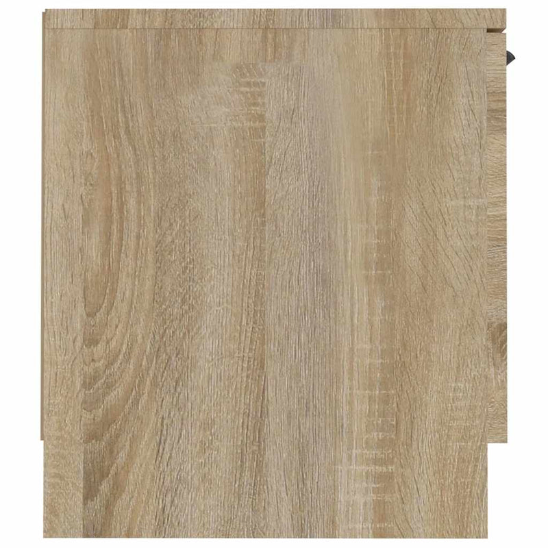 Comodă TV din stejar Sonoma 140x35x40 cm, lemn stratificat