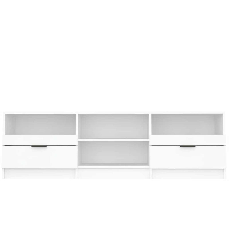 Comodă TV, alb, 150x33,5x45 cm, lemn prelucrat