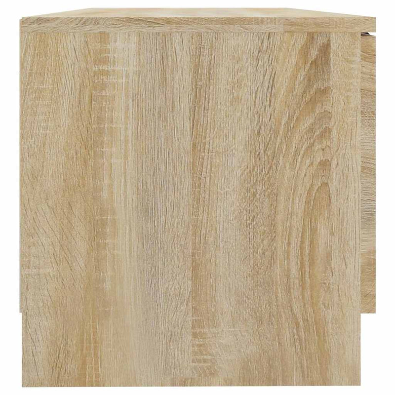 Comodă TV, 2 buc., stejar sonoma, 80x35x36,5 cm, lemn prelucrat