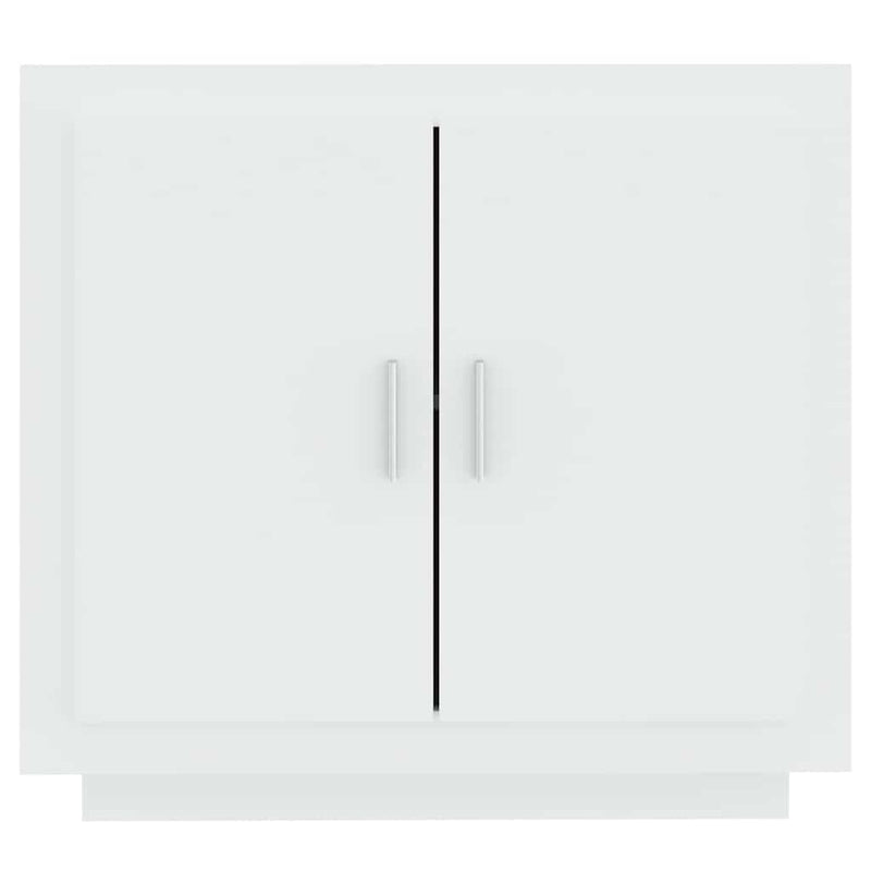 Dulap, alb, 80x40x75 cm, lemn prelucrat